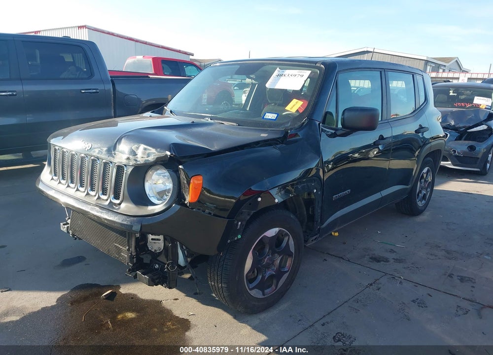 2015 JEEP RENEGADE SPORT VIN: ZACCJAAT3FPB20239