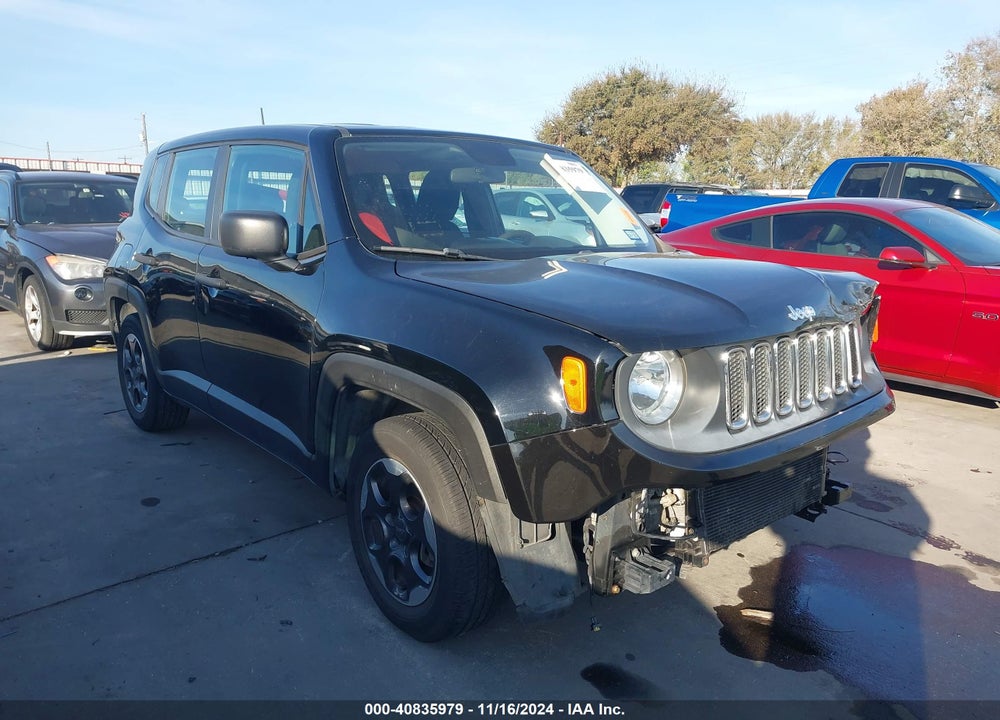 2015 JEEP RENEGADE SPORT VIN: ZACCJAAT3FPB20239