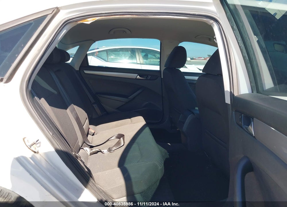 2012 VOLKSWAGEN PASSAT 2.5L S VIN: 1VWAH7A36CC092844