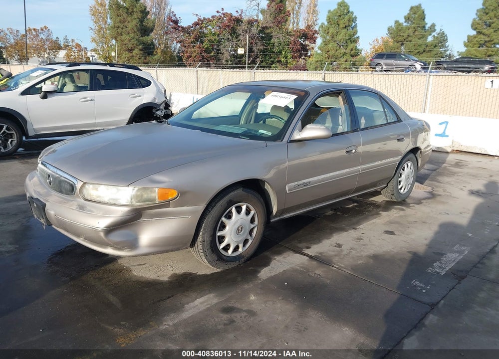 2001 BUICK CENTURY CUSTOM VIN: 2G4WS52J711187374