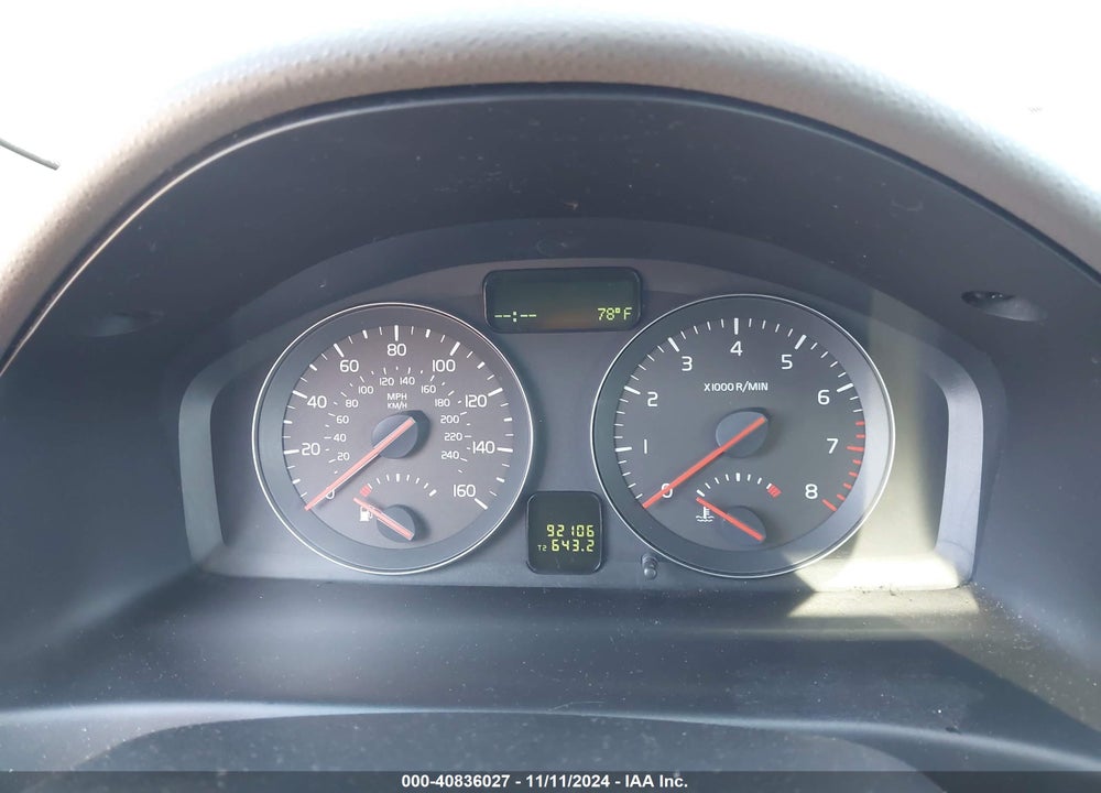 2010 VOLVO S40 2.4I VIN: YV1382MS2A2502084