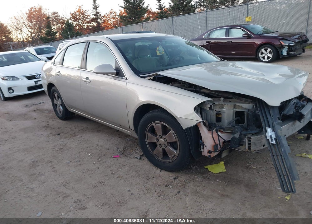 2008 CHEVROLET IMPALA LT VIN: 2G1WT58K889285979