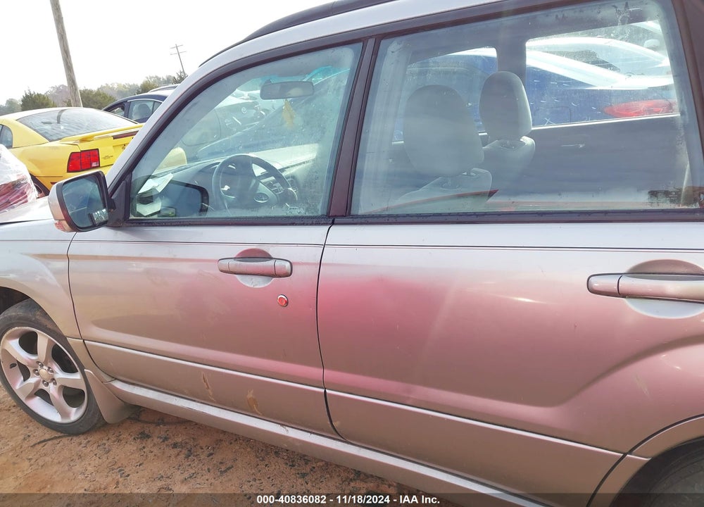 2007 SUBARU FORESTER 2.5X VIN: JF1SG65637H727509