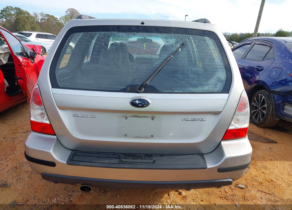2007 SUBARU FORESTER 2.5X VIN: JF1SG65637H727509