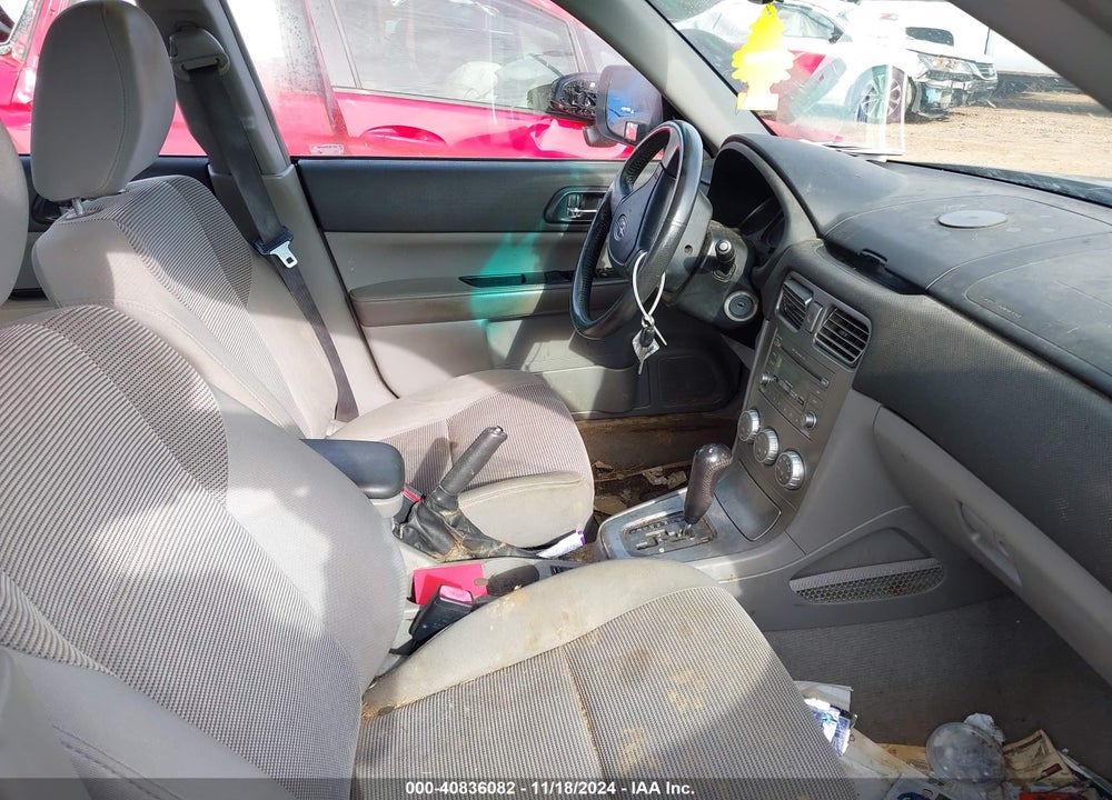 2007 SUBARU FORESTER 2.5X VIN: JF1SG65637H727509