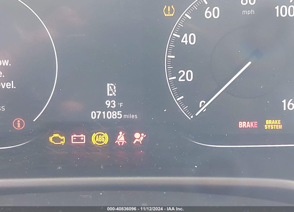 2019 HONDA ACCORD SPORT VIN: 1HGCV1F30KA021015