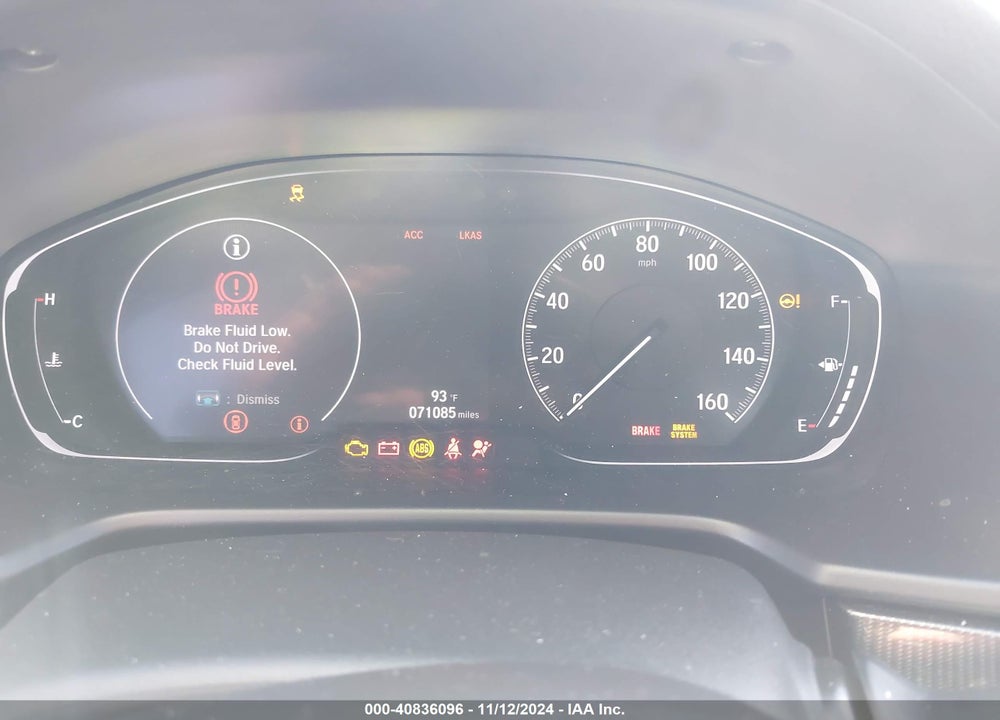 2019 HONDA ACCORD SPORT VIN: 1HGCV1F30KA021015