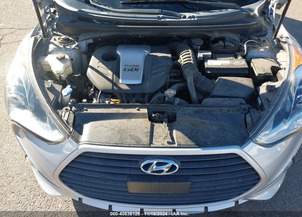 2015 HYUNDAI VELOSTER TURBO VIN: KMHTC6AE9FU222583