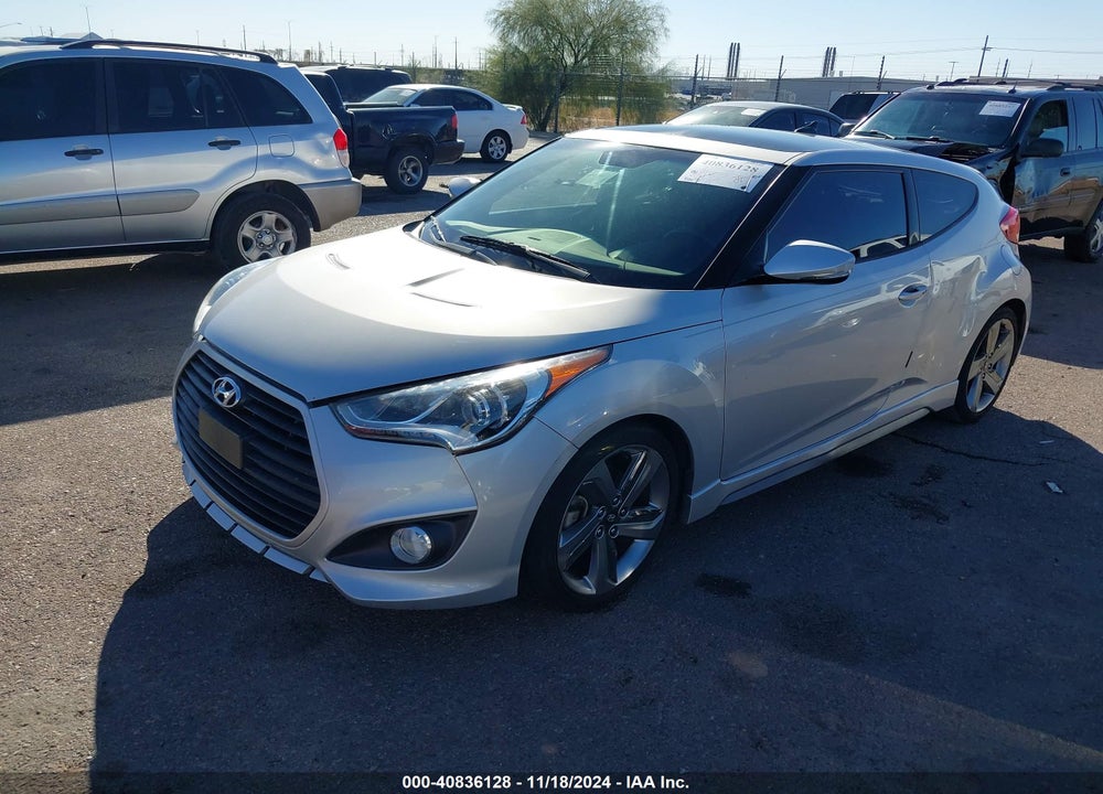 2015 HYUNDAI VELOSTER TURBO VIN: KMHTC6AE9FU222583