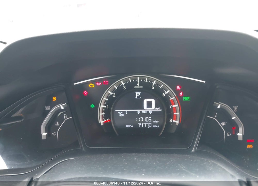2018 HONDA CIVIC SPORT VIN: SHHFK7H47JU221293