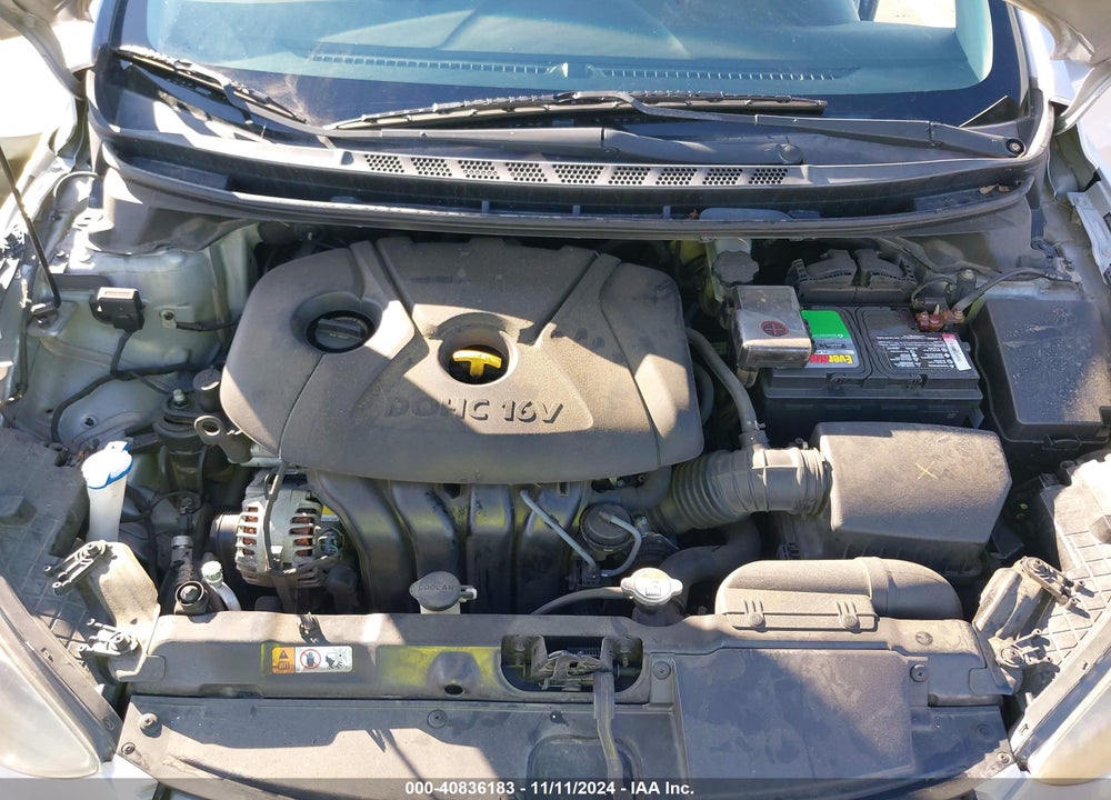 2013 HYUNDAI ELANTRA GLS VIN: 5NPDH4AEXDH254531