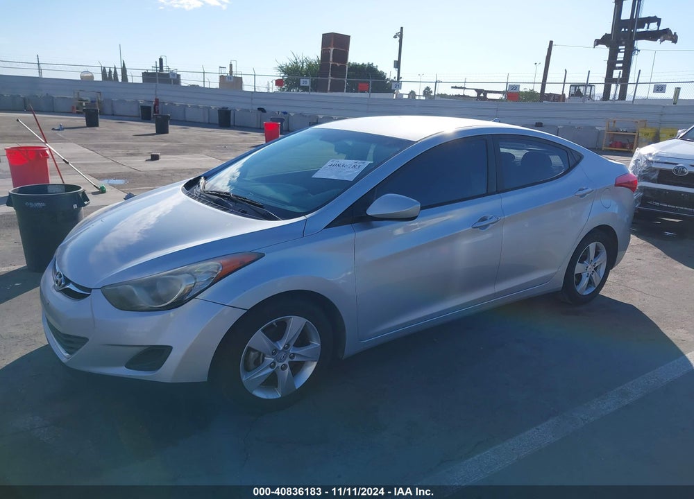 2013 HYUNDAI ELANTRA GLS VIN: 5NPDH4AEXDH254531
