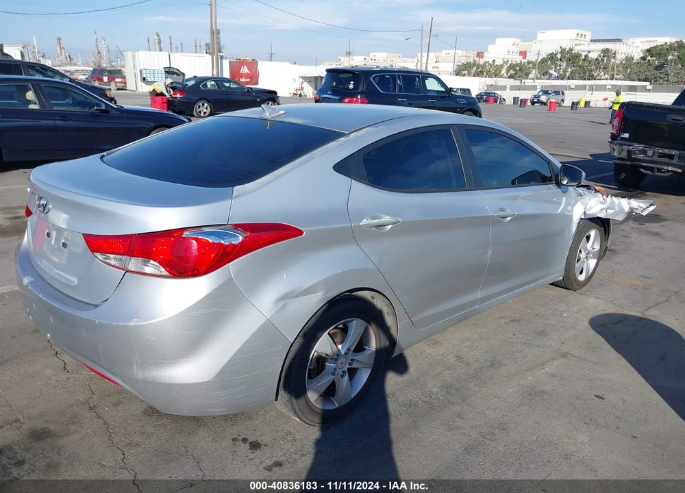 2013 HYUNDAI ELANTRA GLS VIN: 5NPDH4AEXDH254531