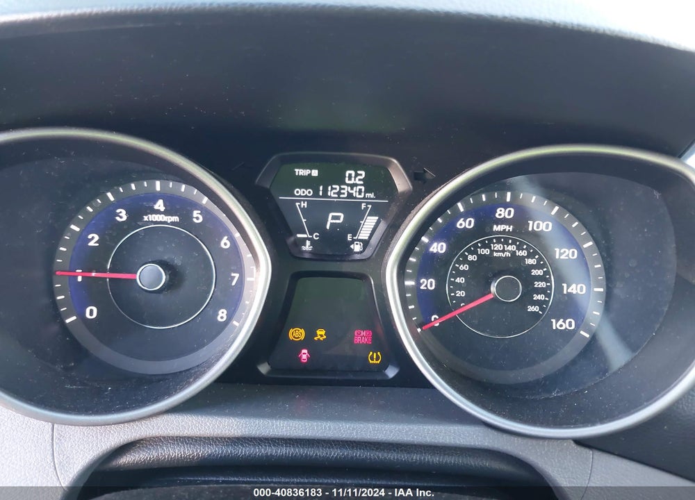 2013 HYUNDAI ELANTRA GLS VIN: 5NPDH4AEXDH254531