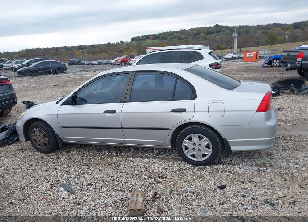 2005 HONDA CIVIC SDN VP VIN: 1HGES16385L019765
