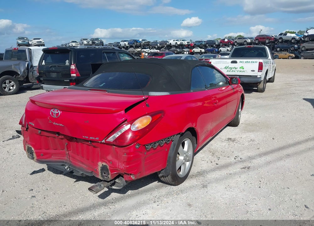 2004 TOYOTA CAMRY SOLARA SLE VIN: 4T1FA38P84U037236