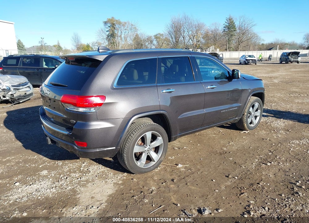 2015 JEEP GRAND CHEROKEE OVERLAND VIN: 1C4RJFCG8FC805980