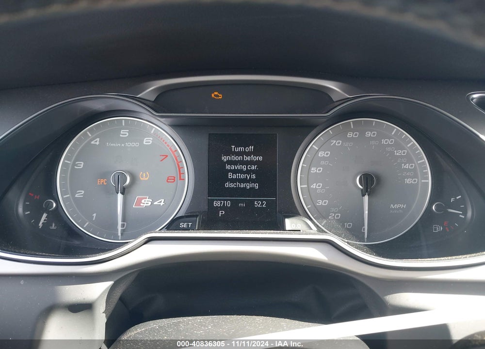 2015 AUDI S4 3.0T PREMIUM PLUS VIN: WAUBGAFL1FA067363