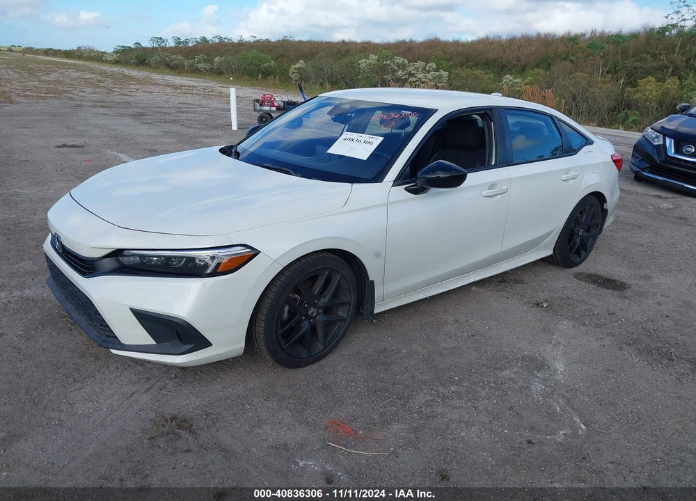 2022 HONDA CIVIC SPORT VIN: 2HGFE2F54NH593621