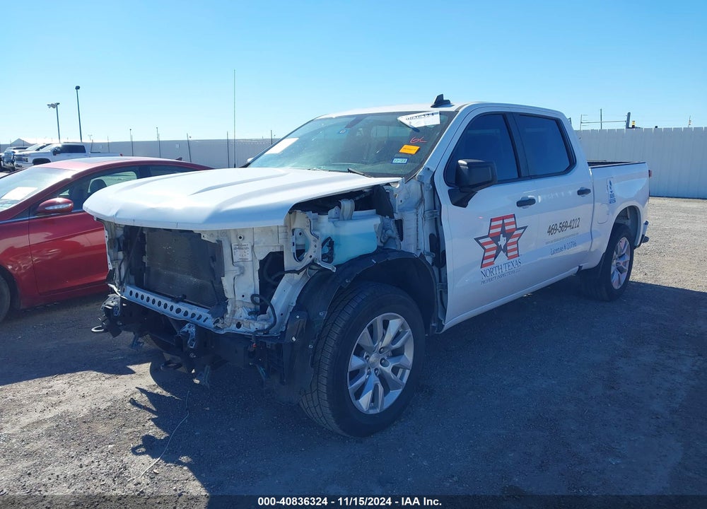 2019 CHEVROLET SILVERADO 1500 CUSTOM VIN: 3GCPWBEH5KG220191