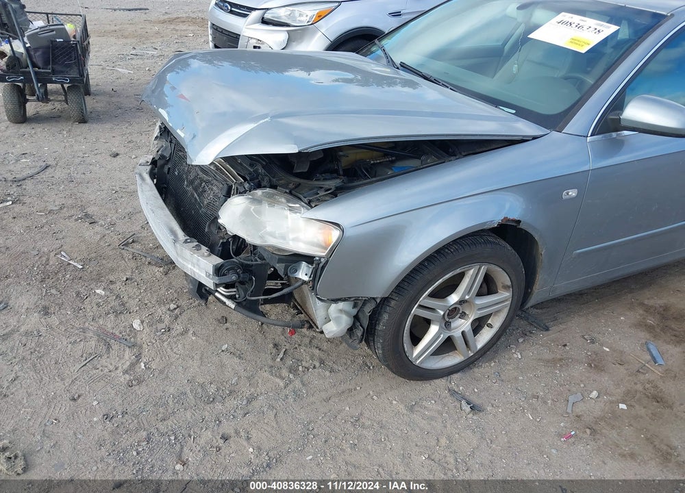 2006 AUDI A4 2.0T VIN: WAUDF78E86A230247