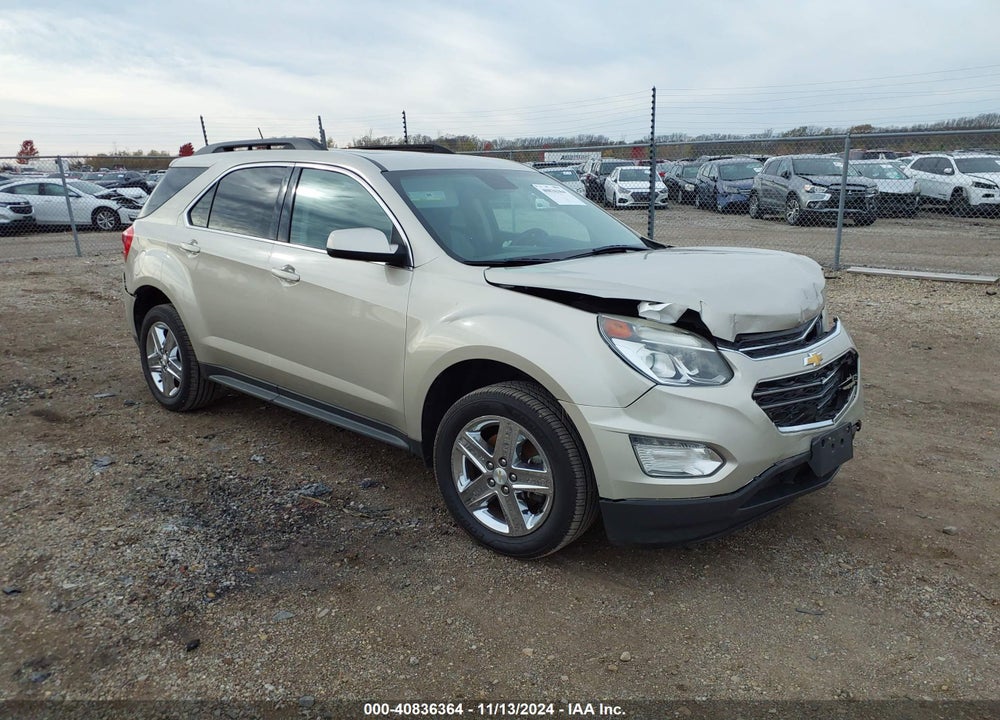 2016 CHEVROLET EQUINOX LT VIN: 2GNALCEK8G1181944