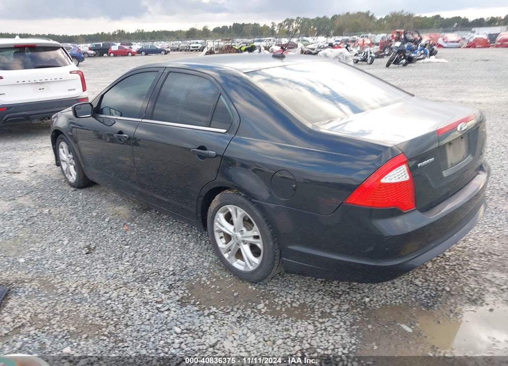 2012 FORD FUSION SE VIN: 3FAHP0HA0CR321638