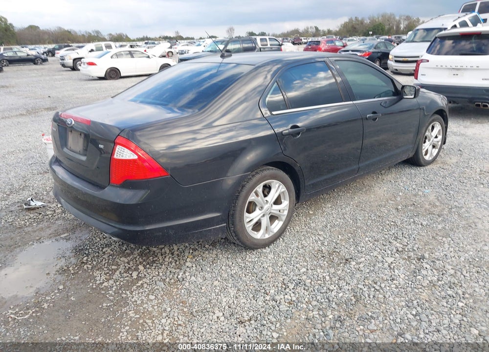 2012 FORD FUSION SE VIN: 3FAHP0HA0CR321638