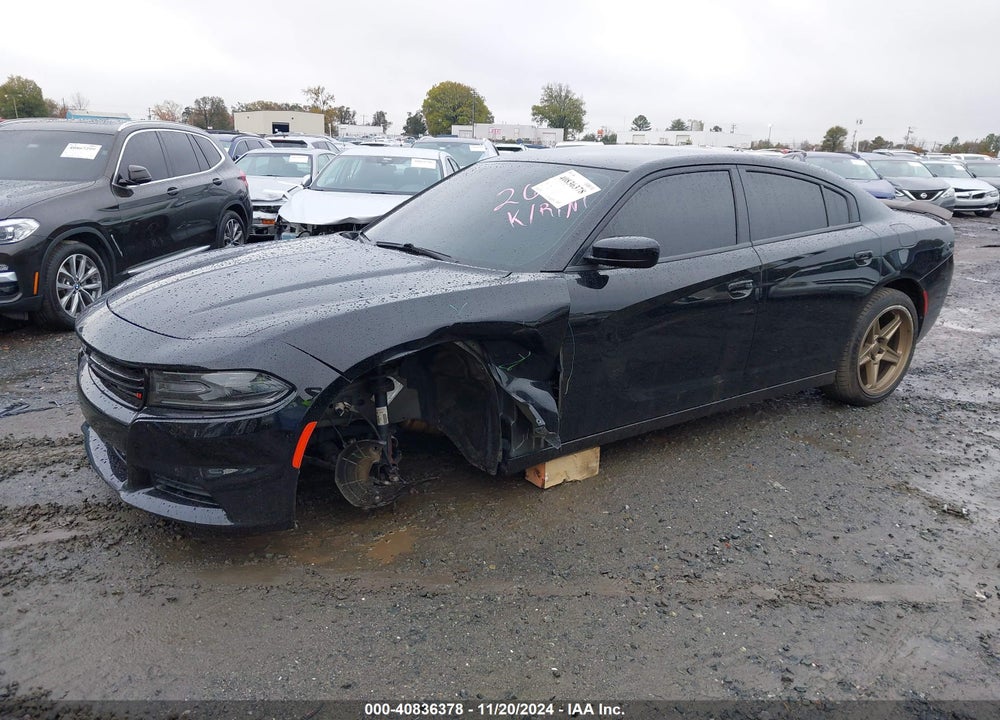 2021 DODGE CHARGER SXT RWD VIN: 2C3CDXBG3MH652606