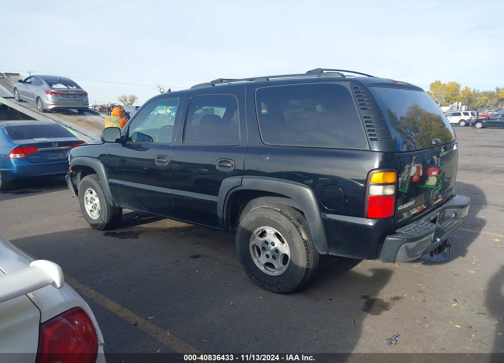 2006 CHEVROLET TAHOE LS VIN: 1GNEK13T36R114436