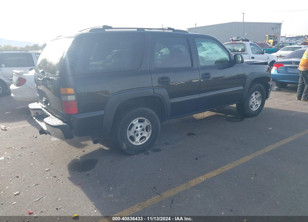 2006 CHEVROLET TAHOE LS VIN: 1GNEK13T36R114436