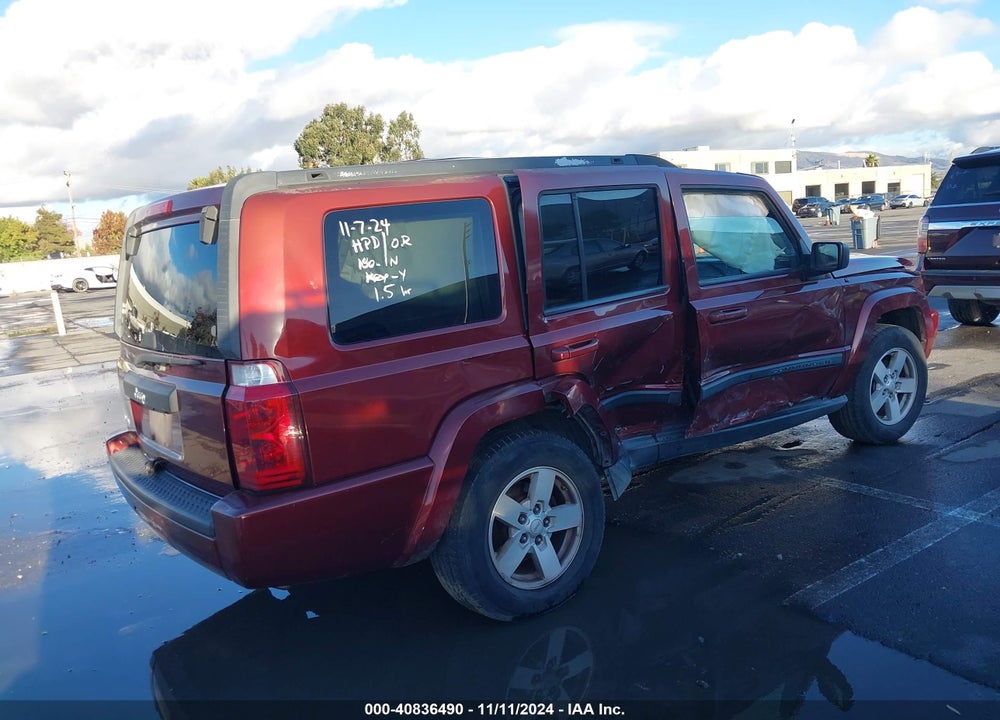 2007 JEEP COMMANDER SPORT VIN: 1J8HG48K47C611842