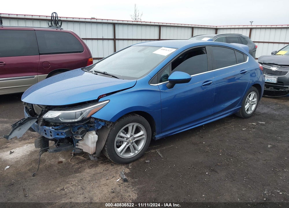 2017 CHEVROLET CRUZE LT AUTO VIN: 3G1BE6SM1HS509900