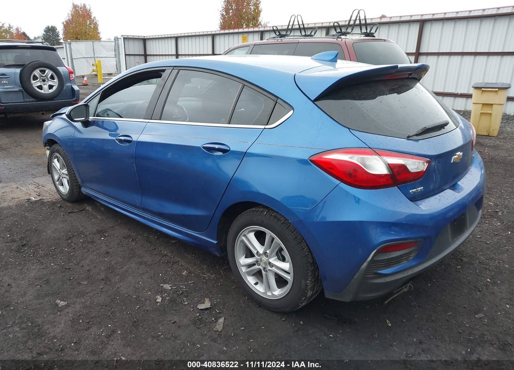 2017 CHEVROLET CRUZE LT AUTO VIN: 3G1BE6SM1HS509900