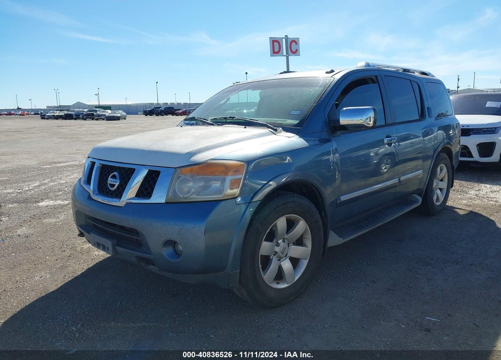 2010 NISSAN ARMADA TITANIUM VIN: 5N1BA0ND9AN620508