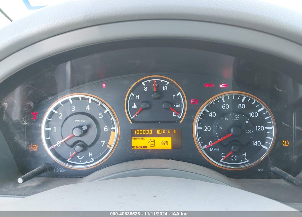 2010 NISSAN ARMADA TITANIUM VIN: 5N1BA0ND9AN620508