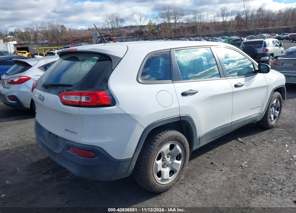 2016 JEEP CHEROKEE SPORT VIN: 1C4PJMAB1GW314847