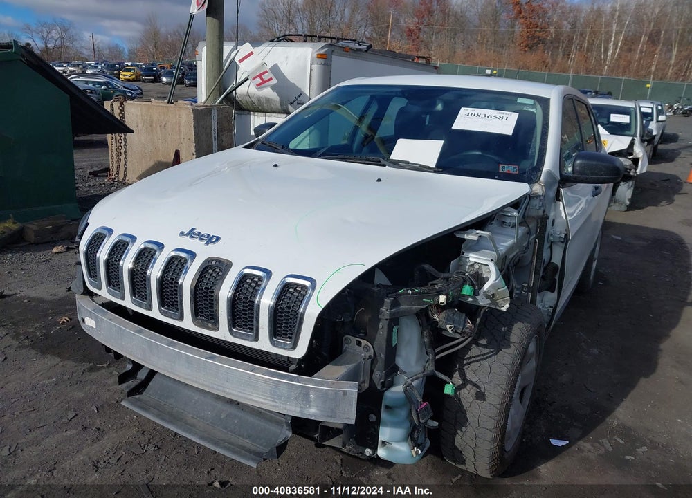 2016 JEEP CHEROKEE SPORT VIN: 1C4PJMAB1GW314847