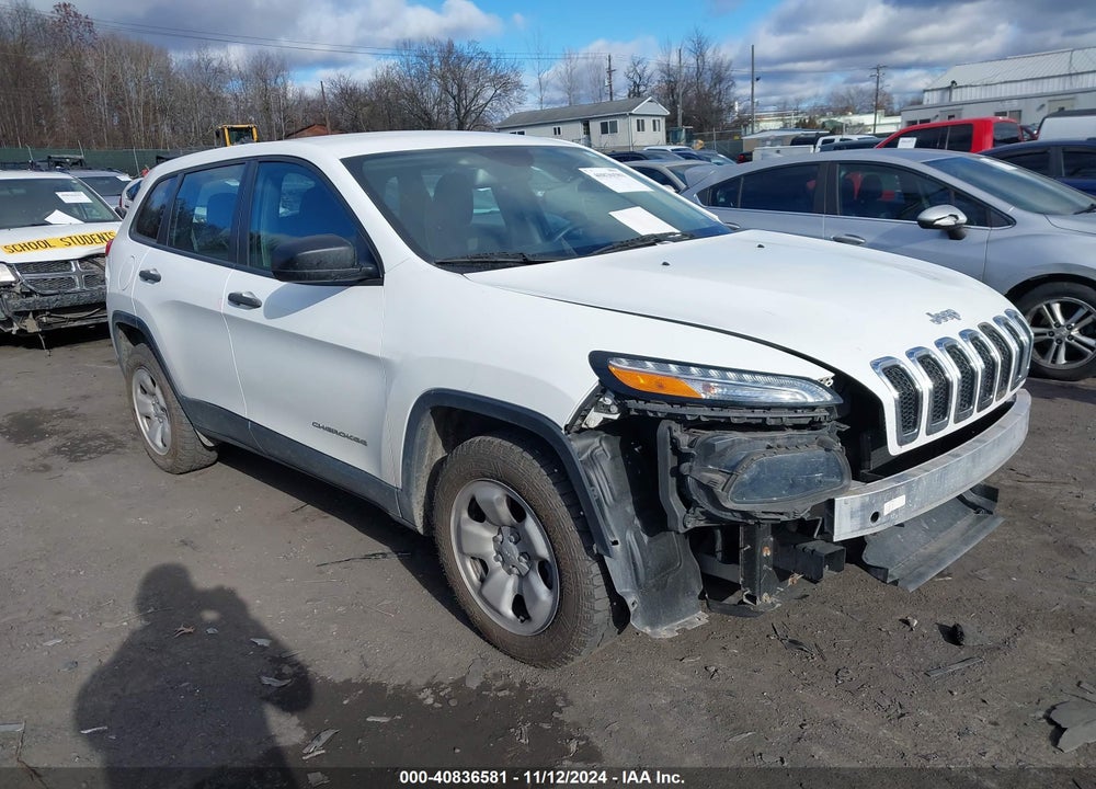 2016 JEEP CHEROKEE SPORT VIN: 1C4PJMAB1GW314847
