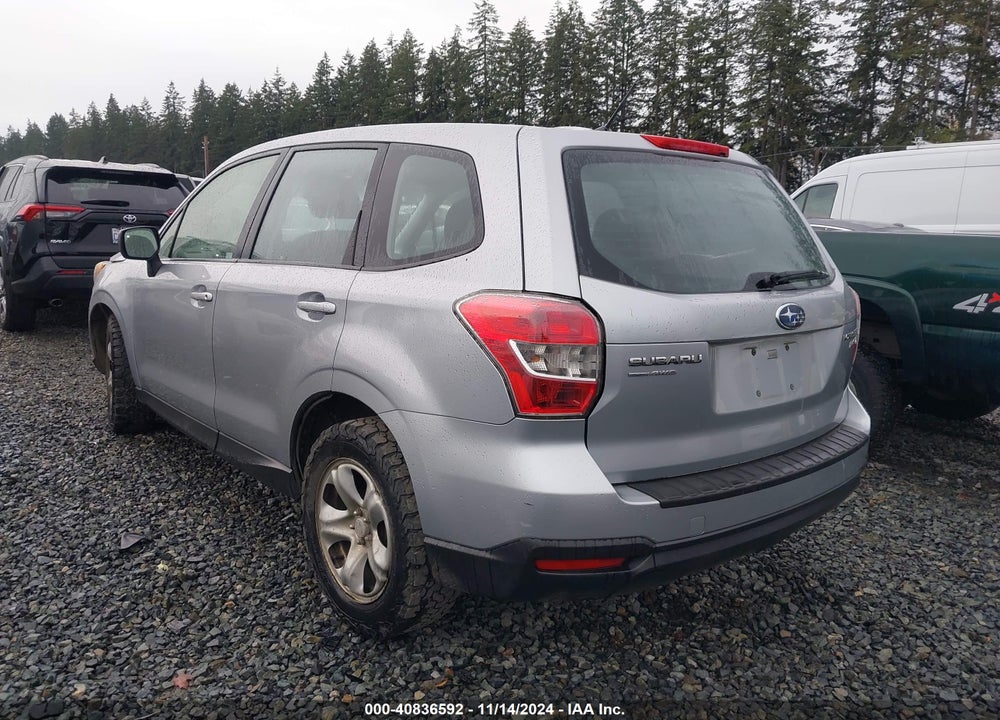 2014 SUBARU FORESTER 2.5I VIN: JF2SJAAC6EH445891