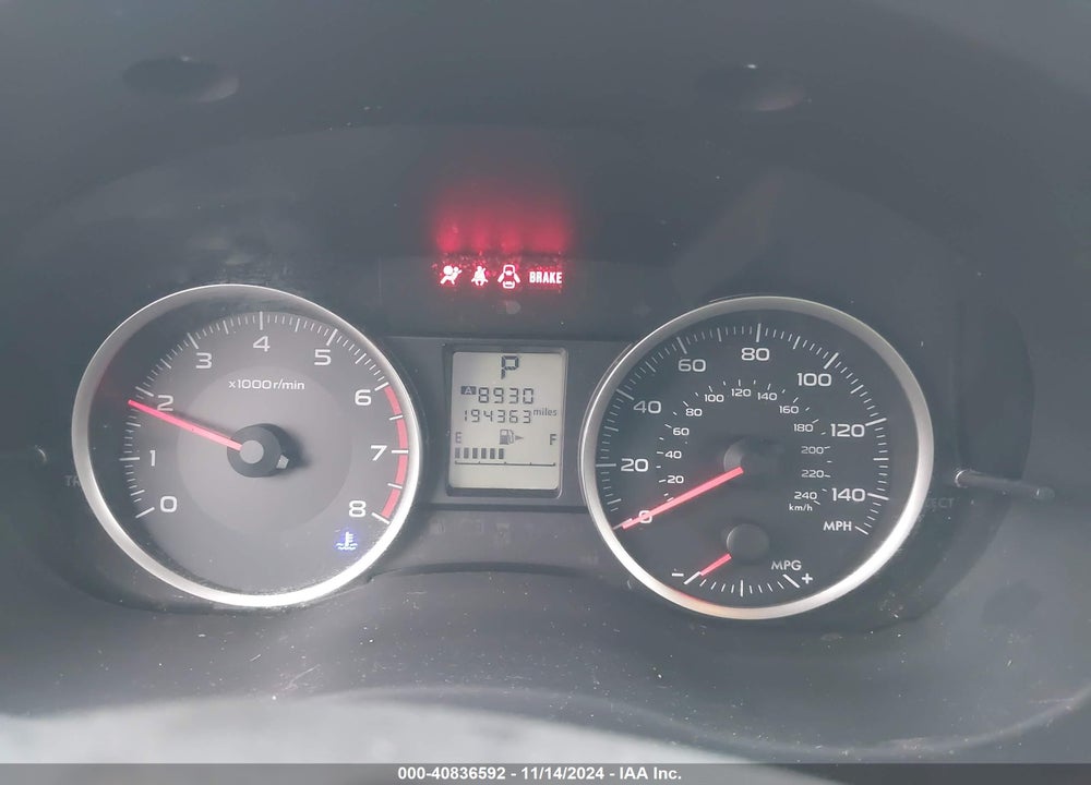 2014 SUBARU FORESTER 2.5I VIN: JF2SJAAC6EH445891