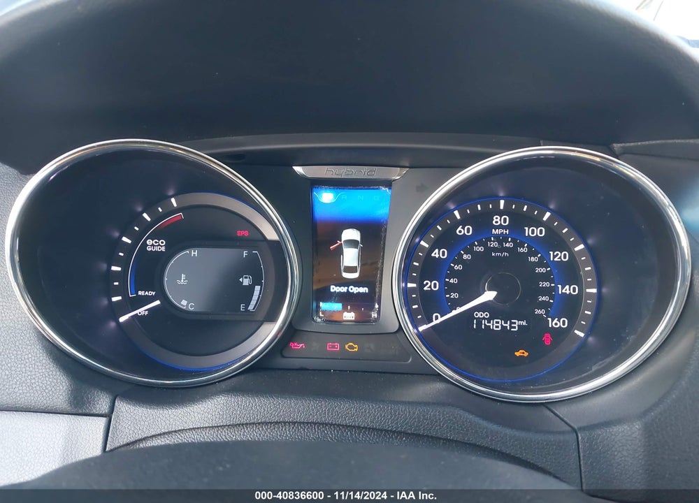 2012 HYUNDAI SONATA HYBRID VIN: KMHEC4A43CA029444