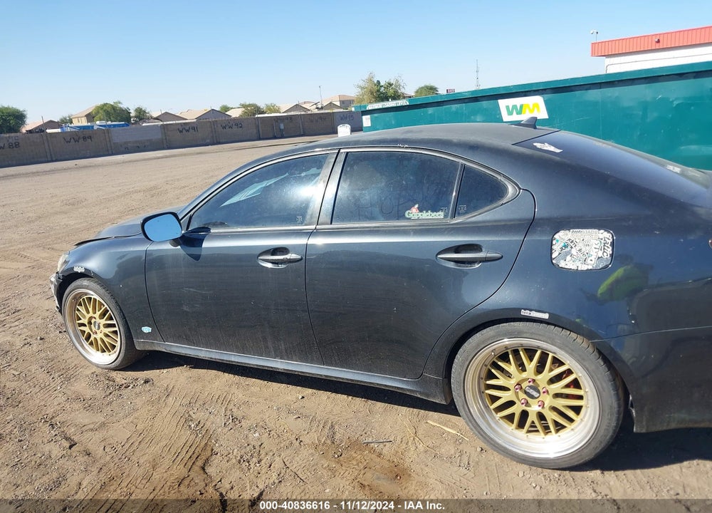 2008 LEXUS IS 250 VIN: JTHBK262282072503