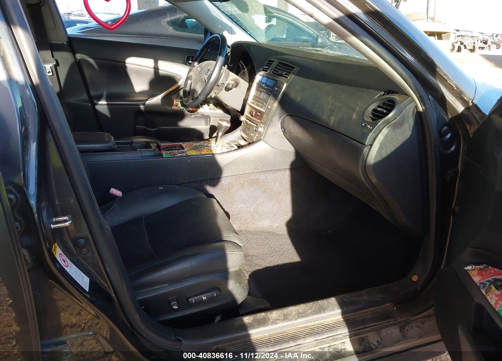 2008 LEXUS IS 250 VIN: JTHBK262282072503