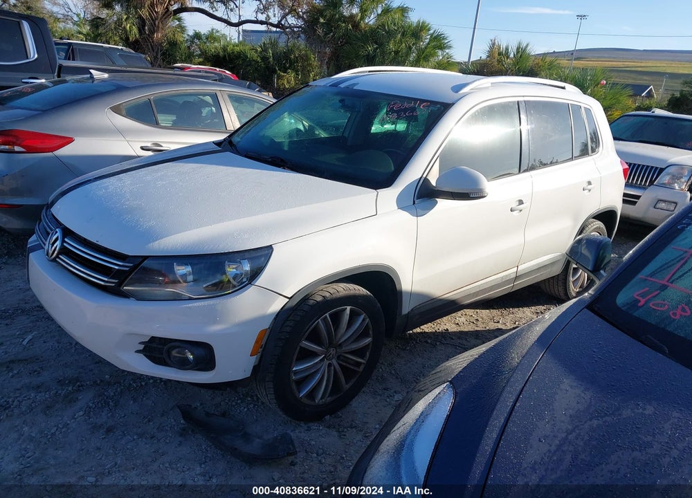 2013 VOLKSWAGEN TIGUAN SE VIN: WVGAV3AX8DW586478