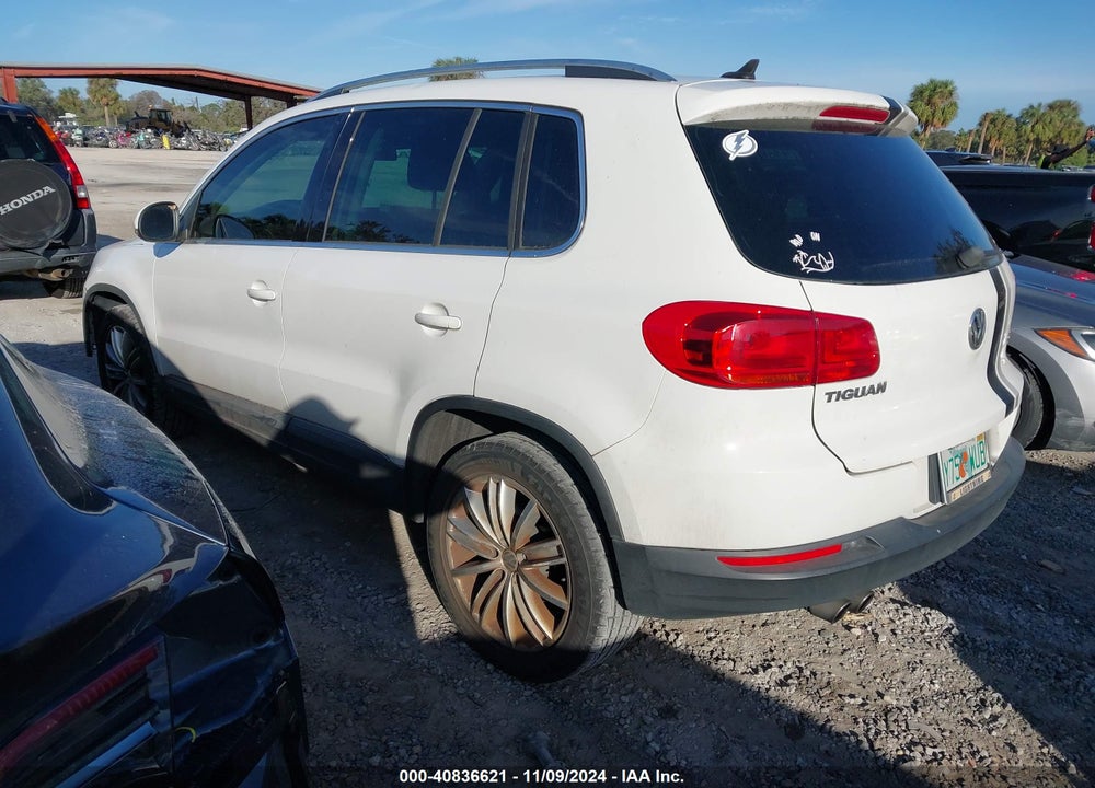 2013 VOLKSWAGEN TIGUAN SE VIN: WVGAV3AX8DW586478