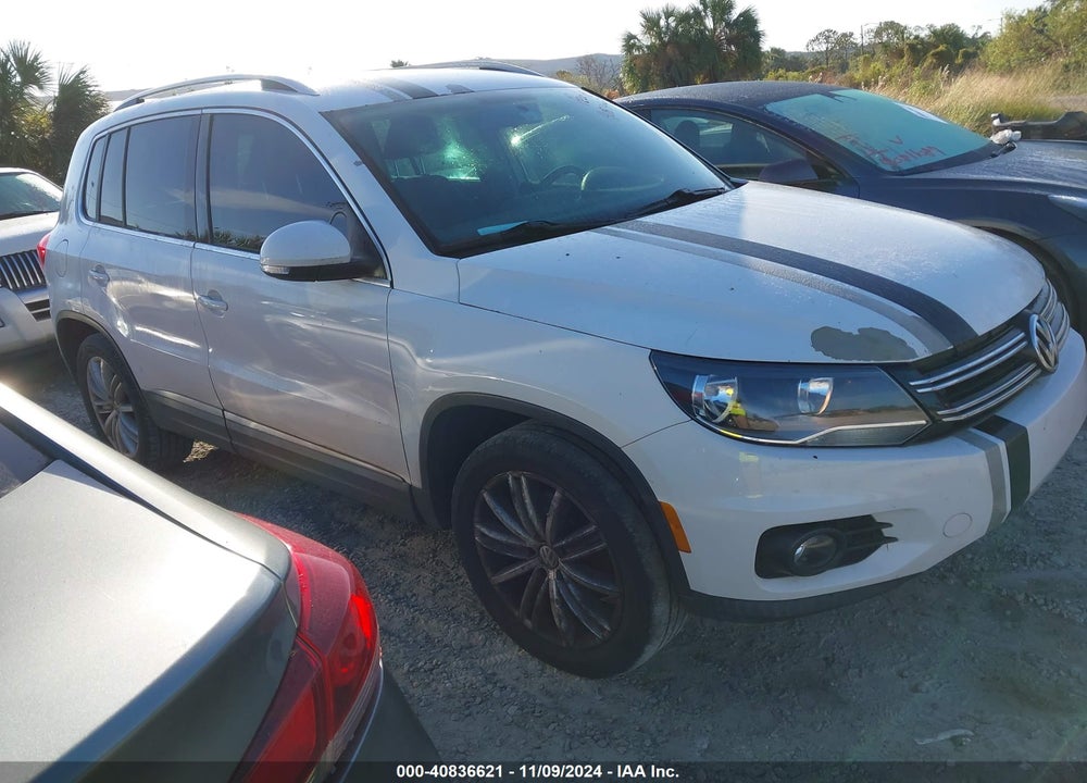 2013 VOLKSWAGEN TIGUAN SE VIN: WVGAV3AX8DW586478