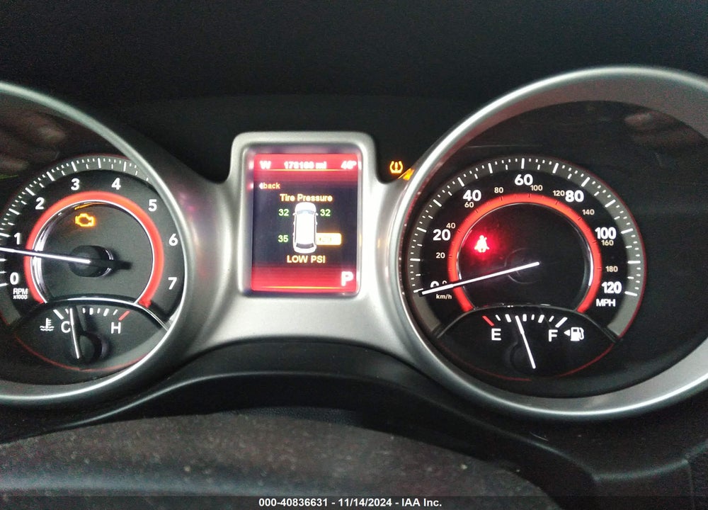 2011 DODGE JOURNEY MAINSTREET VIN: 3D4PH1FG6BT536025