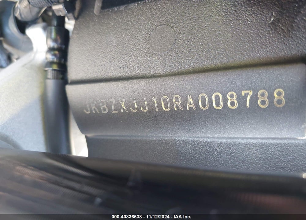2024 KAWASAKI ZX636 K VIN: JKBZXJJ10RA008788