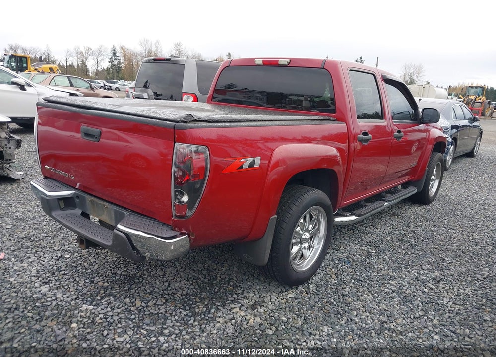 2005 CHEVROLET COLORADO LS VIN: 1GCDS136X58119944
